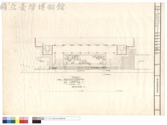 庭園植栽計劃圖藏品圖，第1張
