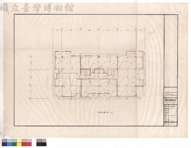 柒樓結構平面藏品圖，第1張