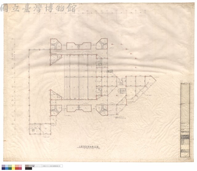 第貳層結構平面圖藏品圖，第1張