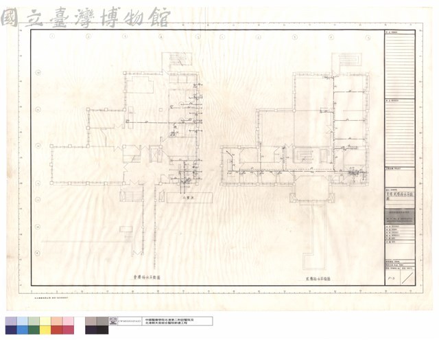 壹樓、貮樓給水平面圖藏品圖，第1張
