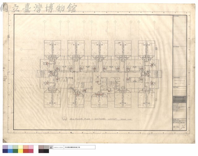 4TH FLOOR PLAN - DUCTWORK LAYOUT藏品圖，第1張