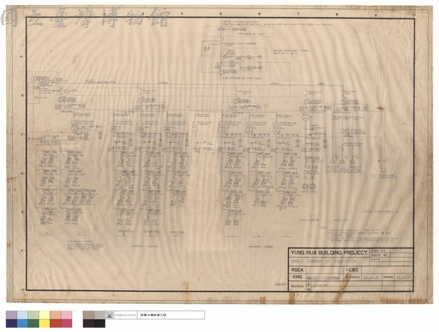SINGLE DIAGRAM OF SUBSTATION藏品圖，第1張