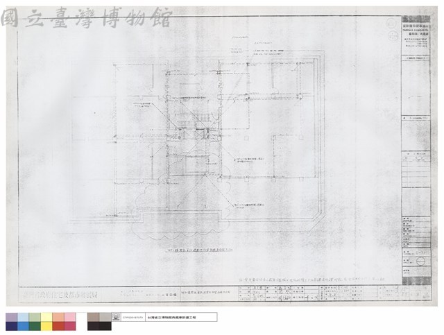 地下二樓電話資訊,避雷針配管設備平面圖藏品圖，第1張