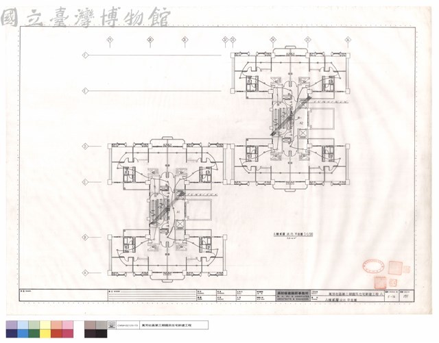 A棟貳層消防平面圖藏品圖，第1張