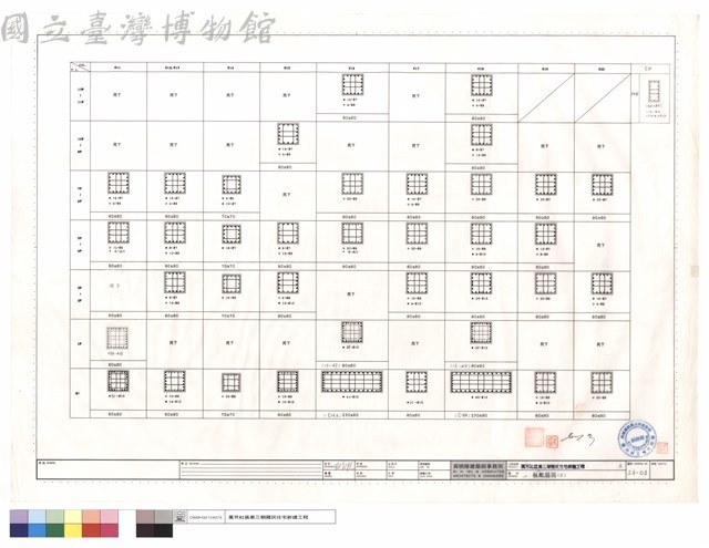 柱配筋圖(三)藏品圖，第1張