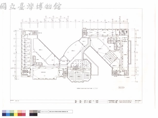 陸層辦公室通訊自動化系統平面圖藏品圖，第1張