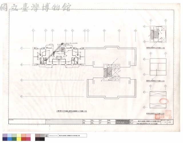 D棟玖層及屋頂突出物消防平面圖藏品圖，第1張