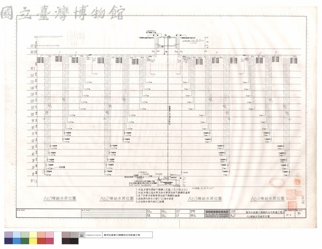 Ab棟給水系統昇位圖藏品圖，第1張