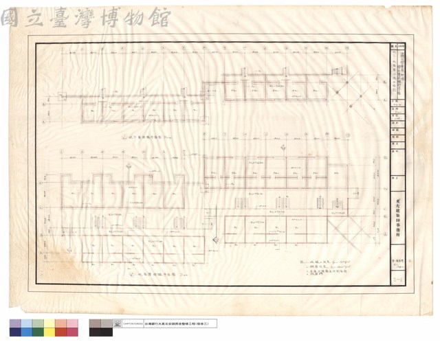 地下、地面層結構平面圖藏品圖，第1張