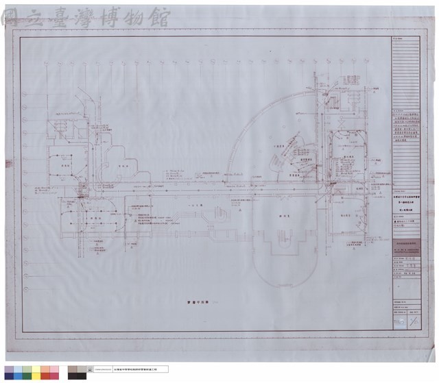 壹層幹線動力平面圖(行政大樓)藏品圖，第1張