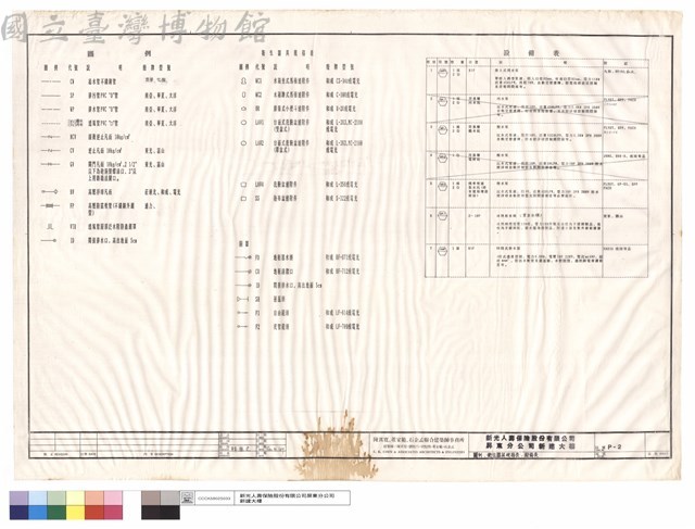 圖例.衛生器具規格表.設備表藏品圖，第1張