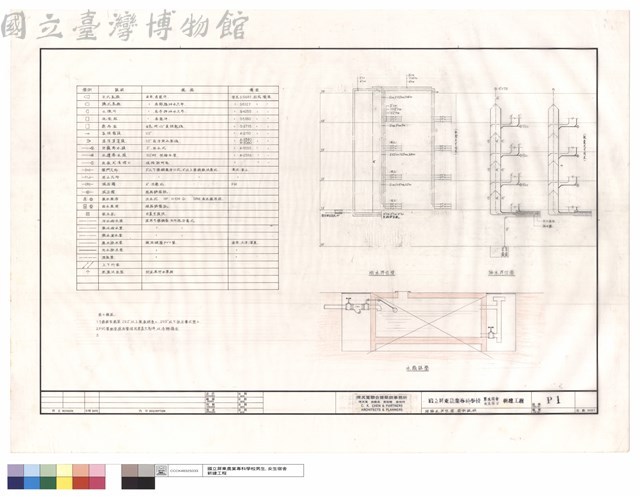 給排水昇位圖.圖例說明藏品圖，第1張