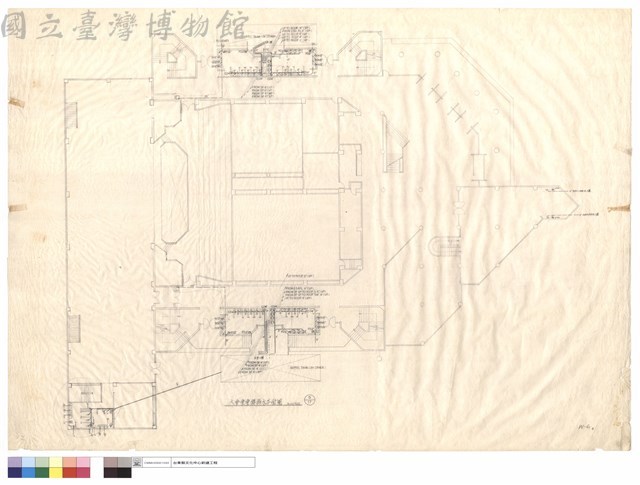 大會堂壹樓排水平面圖藏品圖，第1張