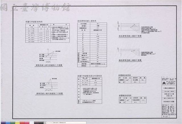 路面舖設示意圖藏品圖，第1張