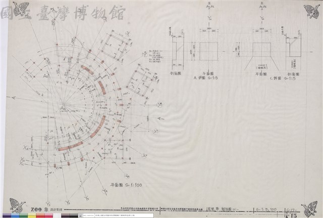 花架.亭軀体圖(2)藏品圖，第1張