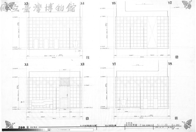 管理棟廁所展開圖-2(男廁.殘障廁所)藏品圖，第1張