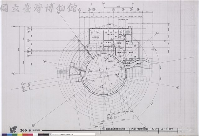 門窗、欄杆索引圖(3) 2F藏品圖，第1張