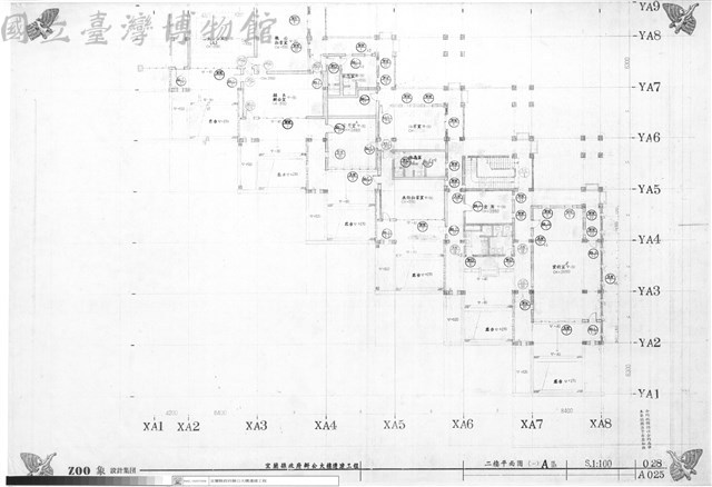 二樓平面圖(一)A區藏品圖，第1張