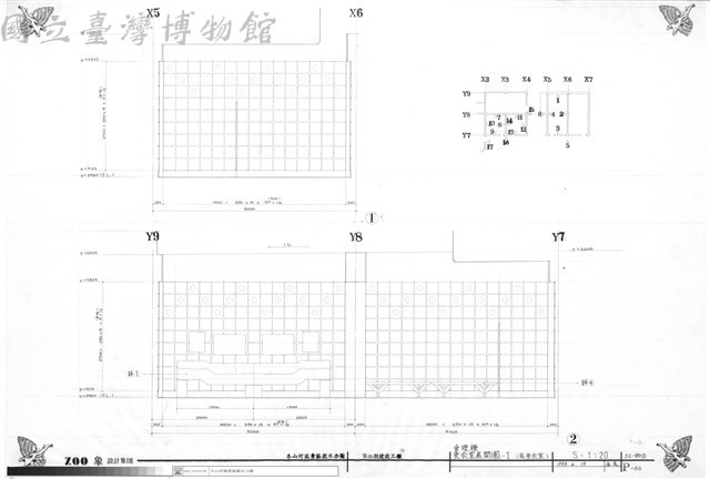 管理棟更衣室展開圖-1(男更衣室)藏品圖，第1張