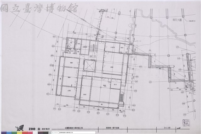 事務棟一樓平面圖藏品圖，第1張