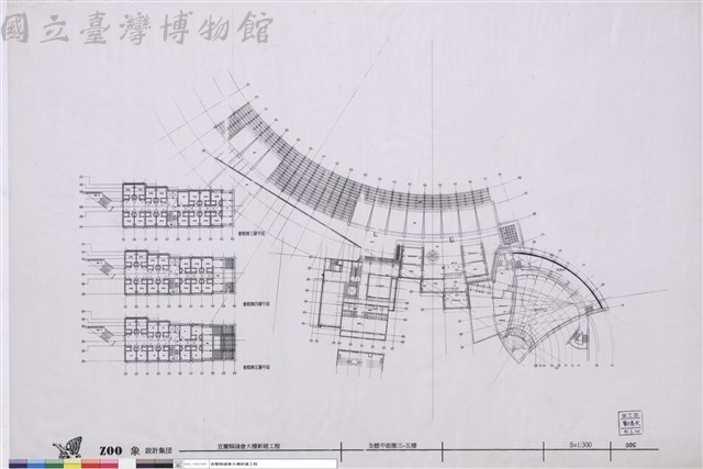 全體平面圖三~五樓藏品圖，第1張