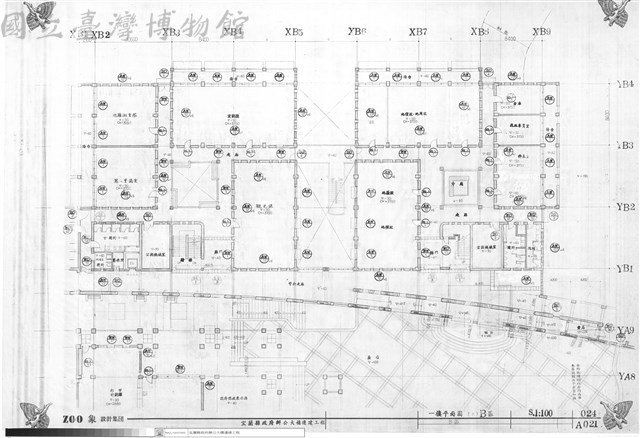 一樓平面圖(二)B區藏品圖，第1張