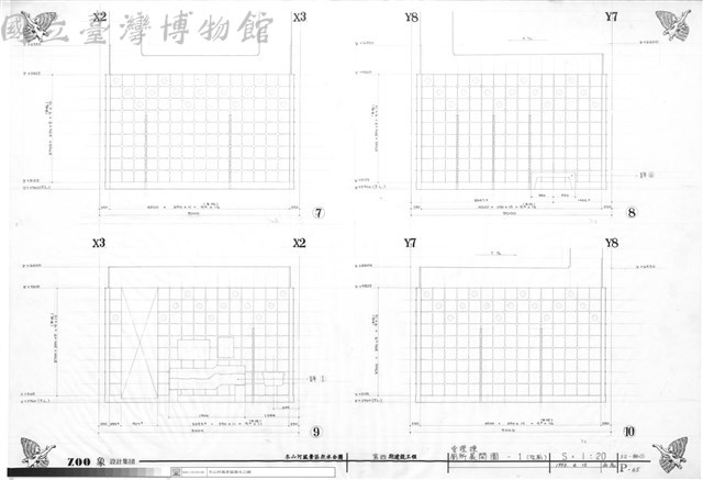 管理棟廁所展開圖-1(女廁)藏品圖，第1張