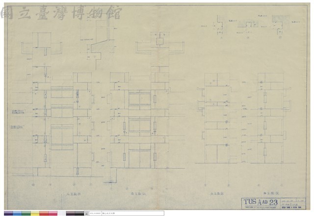 コア目地立面圖藏品圖，第1張