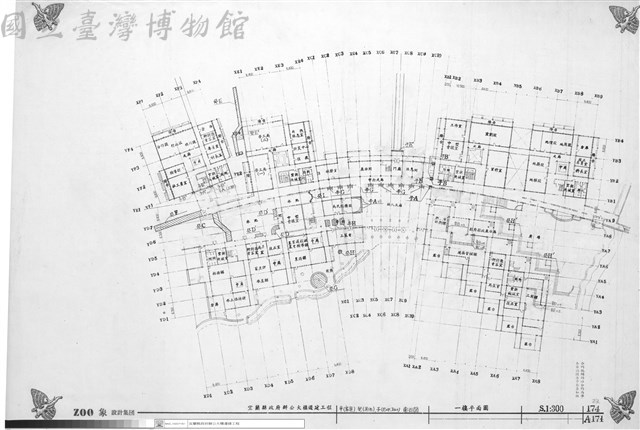 辛(家具)、癸(其他)、子(Exp.Joint)索引圖、一樓平面圖藏品圖，第1張
