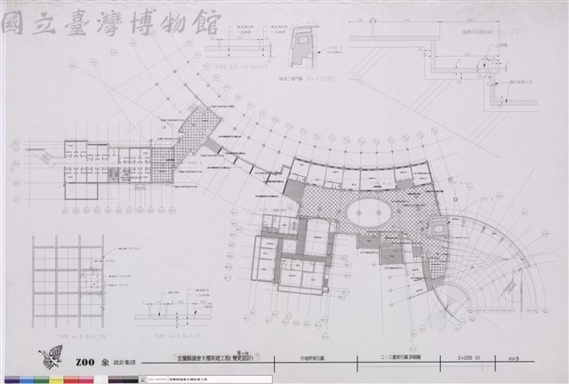 F1地坪索引圖  二、三層索引圖詳細圖藏品圖，第1張
