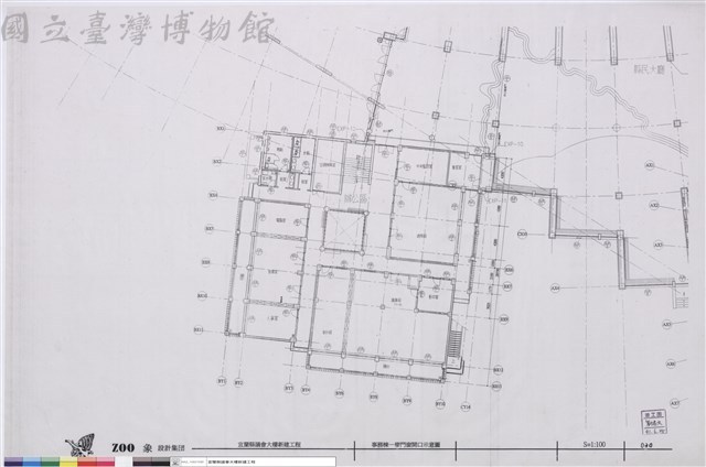 事務棟一樓門窗開口示意圖藏品圖，第1張