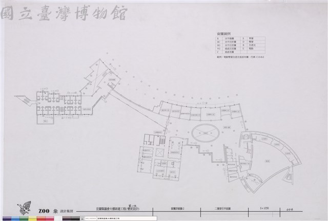 窗簾索引圖-2 二層索引平面圖藏品圖，第1張