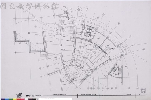 議場棟一樓門窗開口示意圖藏品圖，第1張