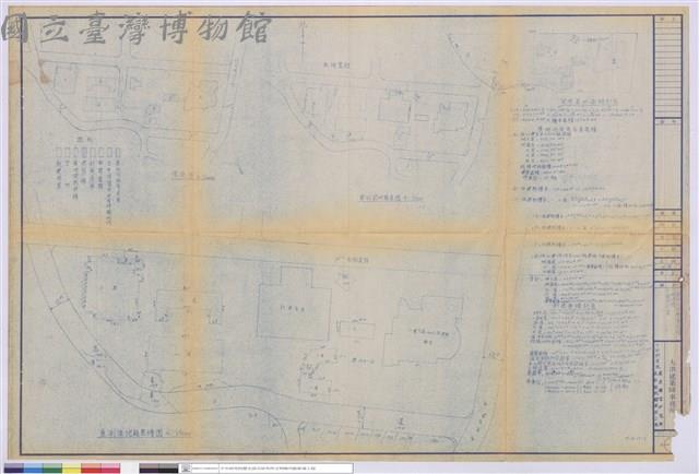 一.重測後地籍套繪圖、二.現況圖、三.面積計算藏品圖，第1張