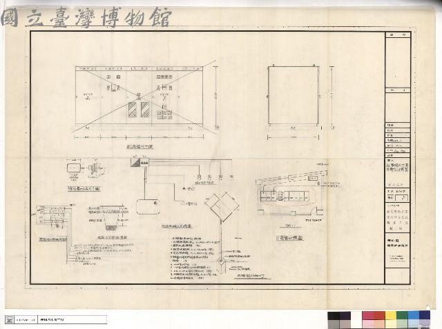 配電箱尺寸圖受電室配置圖變更設計藏品圖，第1張