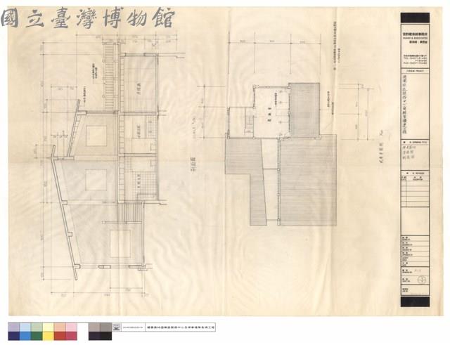 原建築物平面圖、剖面圖藏品圖，第1張