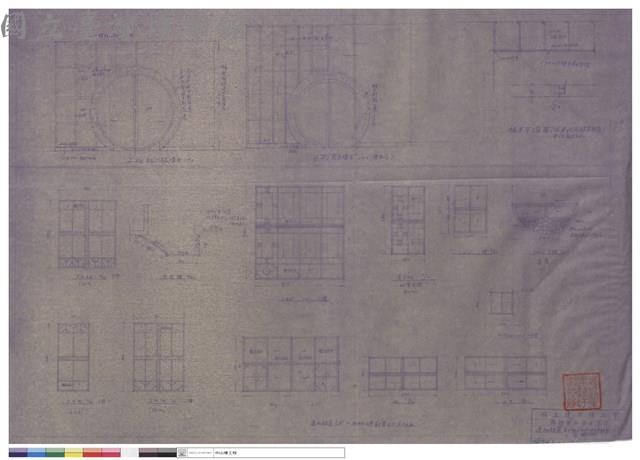 追加鋁窗及2D4.2D1門側牆詳圖藏品圖，第1張