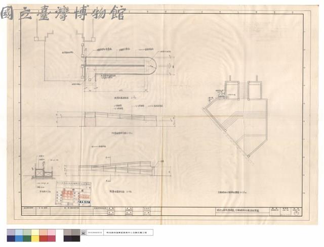 明池山莊殘障坡道/主軸線排水及電源配置圖藏品圖，第1張