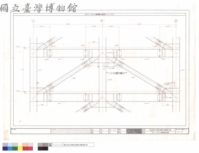 BR1,BR2斜撐接合詳圖藏品圖，第1張
