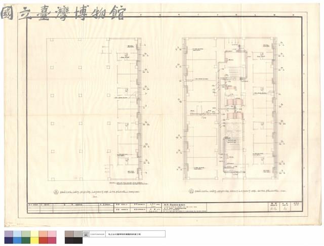 FAN COIL UNIT PIPING DUCT LAYOUT OF 6TH FLOOR、FAN COIL UNIT PIPING LAYOUT OF 4TH FLOOR藏品圖，第1張