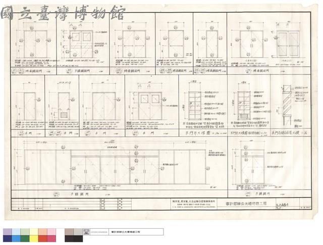 烤漆鋼板門、木門及木門片大樣、木門扇門口百葉大樣、不锈鋼門藏品圖，第1張