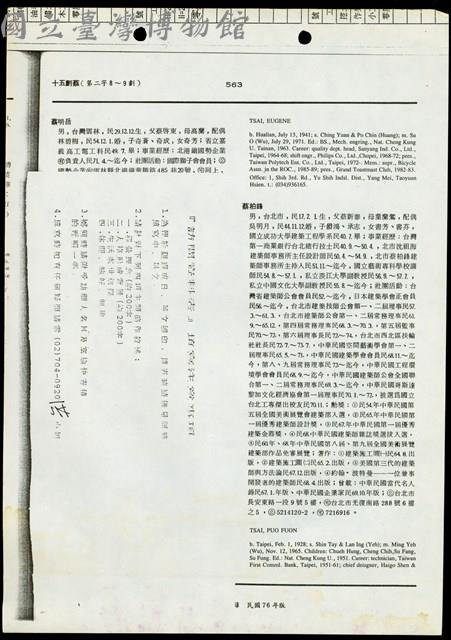 (中華民國名人錄)藏品圖，第1張
