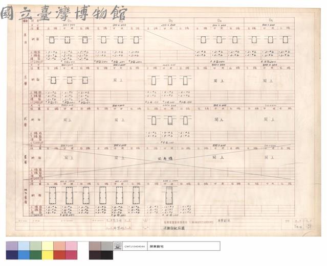 梁斷面配筋圖藏品圖，第1張