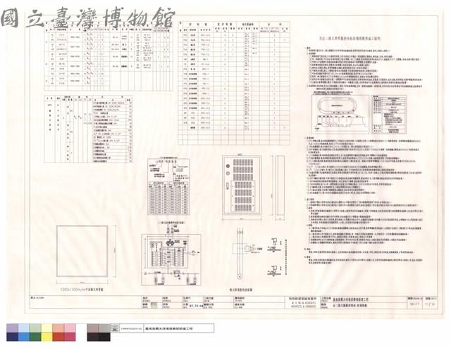 全二線式點數控制表,設備規範藏品圖，第1張