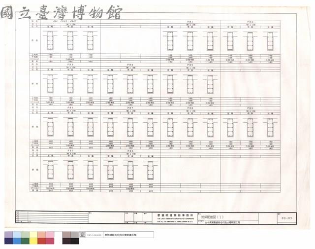 地梁配筋圖(1)藏品圖，第1張