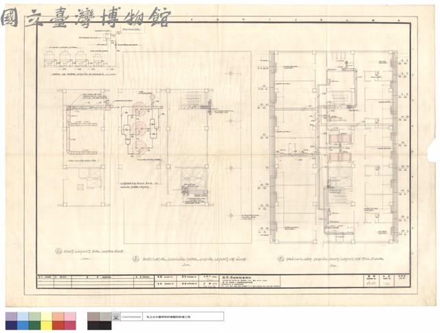 FAN COIL UNIT PIPING DUCT LAYOUT OF 5TH FLOOR、VINTILATOR COOLING TOWER PIPING LAYOUT OF ROOF、DUCT LAYOUT FOR UPPER ROOF藏品圖，第1張