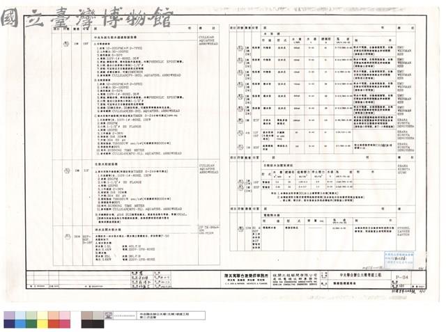 機器設備規格表藏品圖，第1張