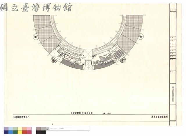 世貿展覽館四層平面圖藏品圖，第1張