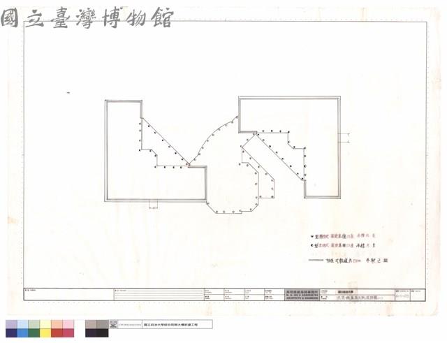 洗窗機基座及軌道詳圖(一)藏品圖，第1張