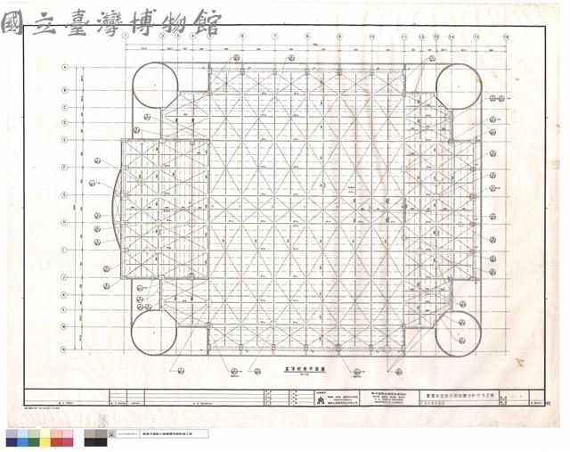 屋頂桁架平面圖藏品圖，第1張